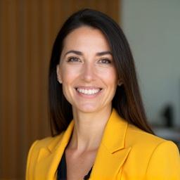 Portrait souriant de Sophie Martin, coach en productivité